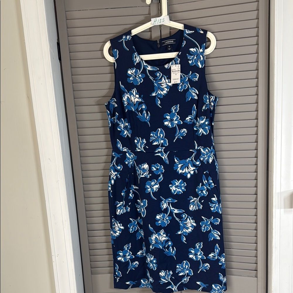 Floral Blue Dress